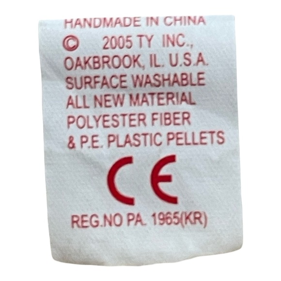 Ty Beanie Baby 2005 Holiday Teddy 13th Generation Hang Tag 2004 - Picture 6 of 6